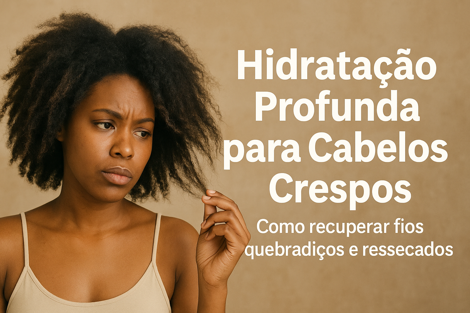 Hidratação Profunda para Cabelos Crespos: Como Recuperar Fios Quebradiços e Ressecados